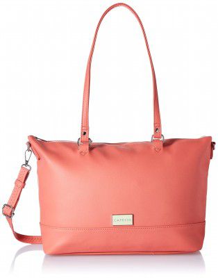 Caprese Womens Vanilla Handbag (Pink)
