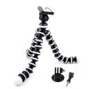 Capris Flexible Camera Tripod, Octopus Adjustable Tripod with Action Cameras Mount Adapter for Gopro Hero 4/3+/3/MeeeGou 3/Xiaomi Yi and DSLR (Black/White)...