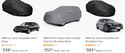 Car Covers Mini. 70% off Starts ₹318