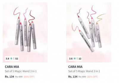 Cara Mia Lipstick Up to 85% Off | Starts At Rs 134