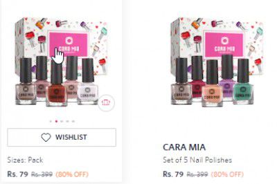 CARA MIA Nail Polishes Starting @ ₹79 | Upto 80% Off