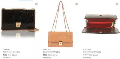 Cara Mia Sling Bags from ₹199 | Up to 93% off