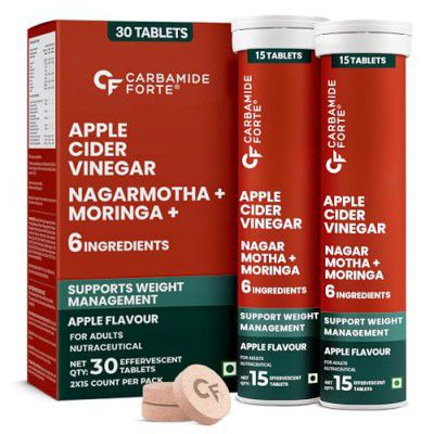 Carbamide Forte ACV Apple Cider Vinegar Tablets (Pack of 2)