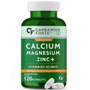 Carbamide Forte Calcium & Vitamin D3 Tablets | Calcium Magnesium Zinc - Bone Health & Joint Support - 120 Tablets...