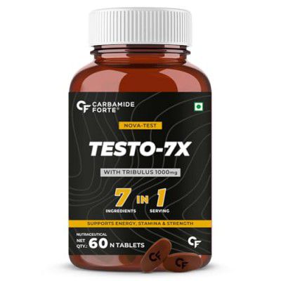 Carbamide Forte Testosterone Supplement Capsule for Men with Tribulus 1000mg, Ashwagandha