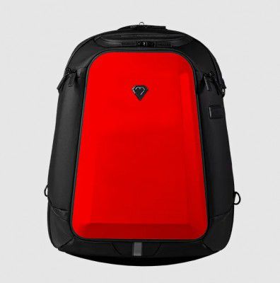 Carbonado GT3 Nylon, Polyester Laptop Backpack for 15 Inch Laptop (28 L, Water Repellent, Crimson Dawn)