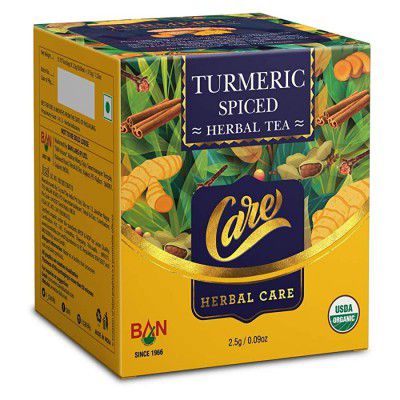 CARE Turmeric Spiced Herbal Tea - 30 Tea Bags