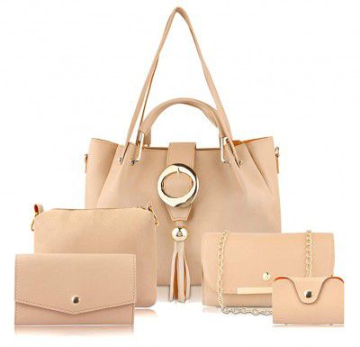 Care4u Handbag For Women And Girls COMBO SET OF 5 (BUKL-S05)