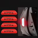 Careflection Car Door Reflective Open Warning Safety Sticker (Red), Plastic...