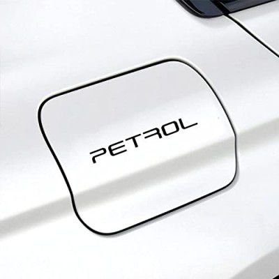 Careflection Petrol Sticker for Car Fuel Tank, Branded self Adhesive Vinyl Sticker(12cm X 2cm) Black1