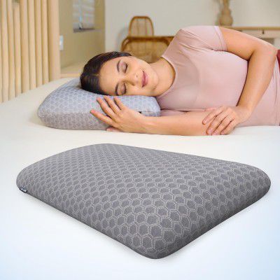 CareFoam Ventilated Cooling Gel Memory Foam Pillow, Orthopedic Pillow | 26x16x4 Inch | Thin - Pack of 2