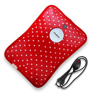 Careforce Electric Hot Water Bag for Pain Relief in Shoulder, Back, Neck and Full Body Electric Heating pad - Red