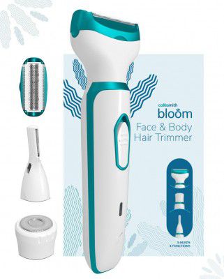 Caresmith Bloom 4 in 1 Face & Body Hair Trimmer for Women 