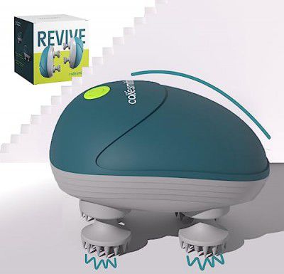 Caresmith Revive Electric Head and Body Massager | 96 Silicon Kneading Points with Detachable Heads | Scalp, Body & Hair Massage Machine