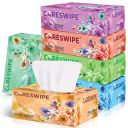 Careswipe 2 Ply Face Tissue Paper 600 Pulls 1200 Sheets | 100 Pulls Pack of 6...