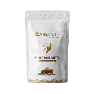 CAREVISTA Facial Hair Removal Wax Powder with Multani – Painless Full Body Herbal Hair Remover for Women (Multani 100g)