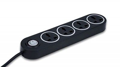 CARIBOU CBU-15 4 Way Universal Socket Extension Cord | 6A | 2M ISI Marked fire Retardant Cable