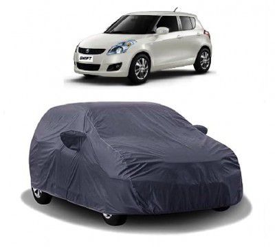 Carigiri Grey Car Body Cover for Maruti Suzuki Swift(Triple Stitched,Mirror Pockets,UV Resistant,Dustproof)(Models-2005, 2006, 2007, 2008, 2009, 2010, 2011, 2012, 2013)