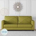 CARLTON LONDON Esme Fabric 3 Seater Sofa ...