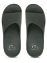 Carlton London Men's Olive Sliders Slipper...