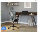 CARLTON LONDON Nova Mesh Office Adjustable Arm Chair  (Black, Grey, Knock Down)...