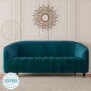 CARLTON LONDON Olivia Fabric 3 Seater Sofa ...