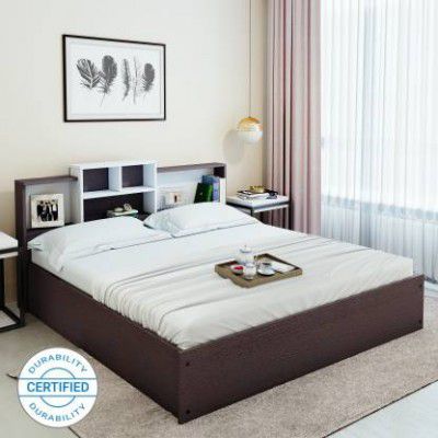 CARLTON LONDON Symphony Engineered Wood Queen Hydraulic Bed 