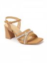 Carlton London Women Comfortable fashion backstrap Block Heel Sandal ...