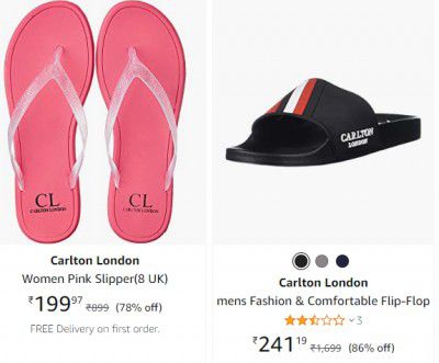 Carlton London Women Footwear Upto 86% Off