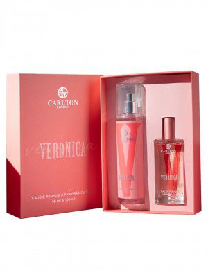 Carlton London Women Gift Set | Veronica EDP (50ml) + Body Mist (150ml) 