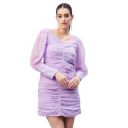 Carlton London Women's Georgette A-Line Above The Knee Casual Dress...