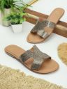 Carlton London women's Stylish Slip-On Flat Slide Sandals...