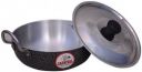 Carnival Aluminium Coating KADHAI Induction Based 1.5 LTR(Steel LID) Pure Virgin Aluminium Kadhai 19 cm, 7 cm Diameter with Lid 1.5 L Capacity (Aluminium, Induction Bottom), Silver...