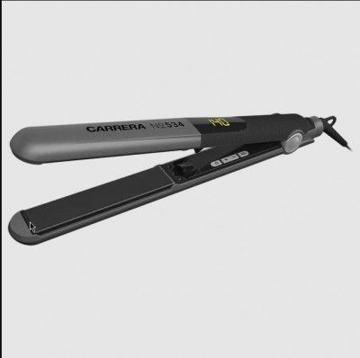 CARRERA Professional Hair Straightener with Permanent Ionisation (Ceramic Plates, Grey)
