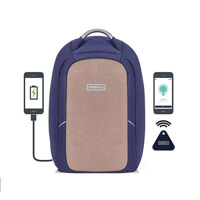 Carriall Columbus Smart Anti Theft Laptop Backpack with Bluetooth functionality