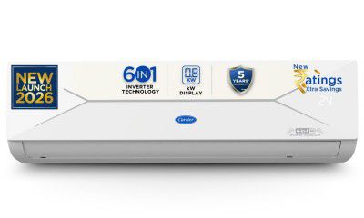 Carrier 1.5 Ton 3 Star Flexicool Inverter Split AC (2026 Model, ESTER EDGE Gxi- CAI18EE3R36F1, White)