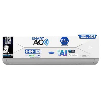 Carrier 2 Ton 3 Star Wi-Fi Smart Flexicool Inverter Split AC (CAI24EE3R35W0 White)