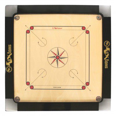 Carrom Board 36 INCH Full Size with 3" Border & (Super) with STRICKER & Accessories and Vista 11 INCH Ludo Snakes and Ladder