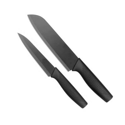 Carrot Kitchen Knife Stainless Steel 2 Pieces Professional Knife Set with Color Printing and Non-Slip Handle