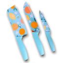 Carrot Kitchen Knife Stainless Steel 3 Pieces Professional Knife Set with Color Printing and Non-Slip Handle (3 PCS Multi Color)...