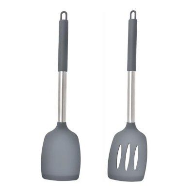 Carrot - Pack of 2 Silicone Solid Spatula Turner