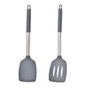 Carrot - Pack of 2 Silicone Solid Spatula Turner...
