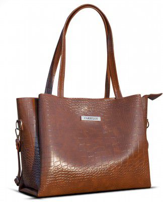 Carrylux Large Capacity Croco Pattern Tote Bags For Womens Big Purses And Handbags Ladies Big Shoulder Bag From