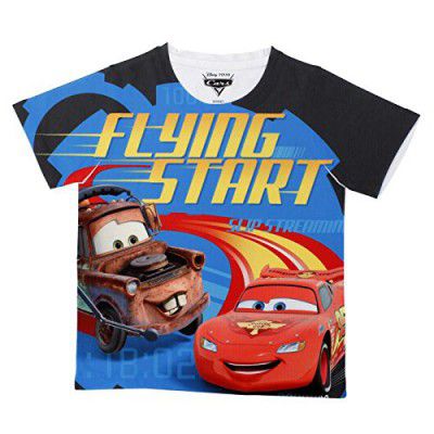 Cars by Wear Your Mind Boy's Regular fit T-Shirt