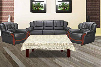 CASA-NEST Premium Cotton 4 Seater Centre Table Cover,Zig Zag Design,Washable Cream Color,Size =40 x 60 inch(Width x Length)