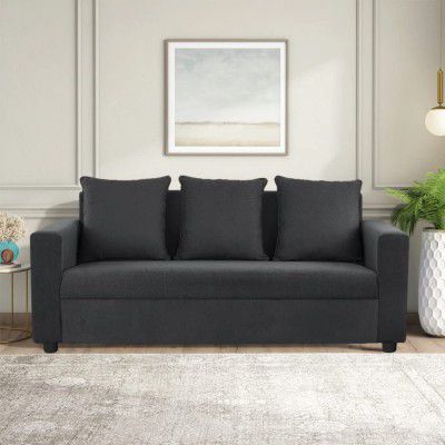 Casacomfort Livino 3 Seater Fabric Sofa Set (Dark Grey)