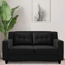 CASASTYLE Travia 2 Seater Fabric Sofa Set (Dark Grey)...
