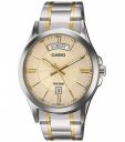 Casio Analog Beige Dial Mens Watch-MTP-1381HG-9AVIF (A1770)...