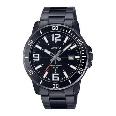 Casio Analog Black Dial Men's Watch-MTP-VD01B-1BVUDF