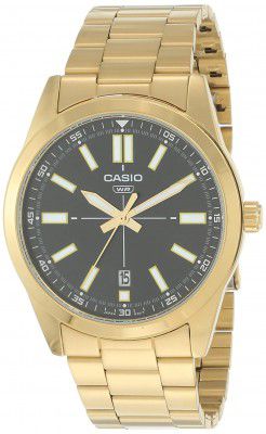 Casio Analog Black Dial Mens Watch-MTP-VD02G-1EUDF
